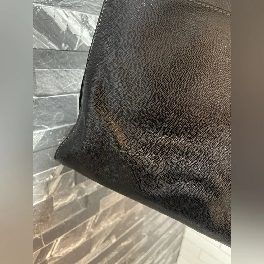 Chanel Black Caviar Leather Top Handle Executive Cerf Tote Bag - Picture 12 of 17